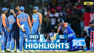 India Vs Sri Lanka Highlights 2nd T20 India Beat Sri Lanka By 8 Wickets I Suryakumar I IND Vs SL [upl. by Sherlocke]