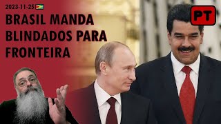 Guiana 20231125 PT MADURO faz REFERENDO para ATACAR GUIANA BRASIL em PRONTIDÃO em PACARAIMA [upl. by Annaesor667]