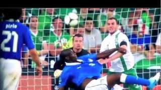 Mario Balotelli Golazo  Italy v Ireland Euro 2012 [upl. by Porte]