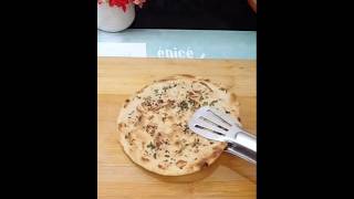 Easy and quick naan recipe asmrfood viral [upl. by Bjork]