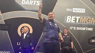 Live Dart Walkons  Luke Littler amp Michael Smith  Premier League Playoffs London 2024 [upl. by Dnalerb313]