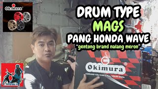 OKIMURA MAGS UNBOXING  REVIEW  hondawave restoration motovlog kapositive [upl. by Ayota]