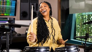 NEW Simmons Titan 50 BEX Electronic Drum Kit  Demo and Overview with Bianca quotBRichquot Richardson [upl. by Gavini]