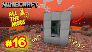 INDUCTION MATRIX LA BATERIA ENORME  ATM VULCANO BLOCK EP16 Serie de minecraft con mods [upl. by Zoha290]