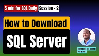 Download SQL Server [upl. by Ahsienyt]