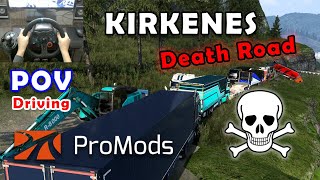 ProMods Death Road Kirkenes Quarry  Logitech G29 Gameplay [upl. by Ajak13]