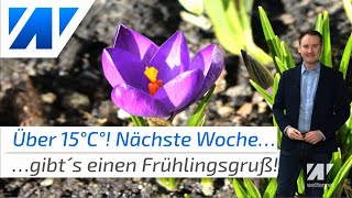 Frühlingsdüse bringt uns nächste Woche 15°C Der Regen wird wärmer [upl. by Wrigley793]