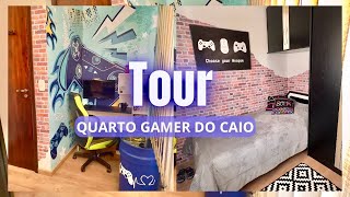 TOUR PELO QUARTO GAMER DO MEU FILHO ADOLESCENTE [upl. by Ariadne993]