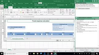 Jasperactive Excel 2016 Core Lesson 1 Module 7 [upl. by Uthrop]