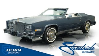 1984 Cadillac Eldorado Biarritz Convertible 8133ATL for sale  Charlotte Atlanta Dallas Tam [upl. by Eidahs]