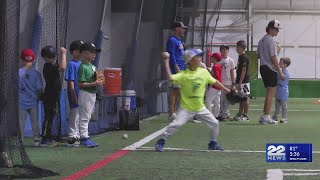 End of the summer baseball camp in Wilbraham [upl. by Asaert781]