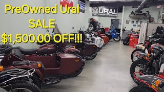 PreOwned Ural Sidecar Motorcycle Sale Space needed for New 2025 Ural Sidecar Models [upl. by Lashoh]