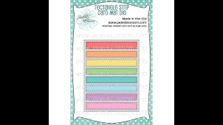 Rectangle Strip Card Mat die [upl. by Tellford136]