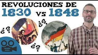 Diferencias entre la revolución de 1830 y la de 1848 [upl. by Ardnued139]