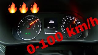 New Dacia Sandero Stepway TCE90 Acceleration 0100kmh  80120kmh Brake Test 800 kmh 10 Tce [upl. by Hoes455]