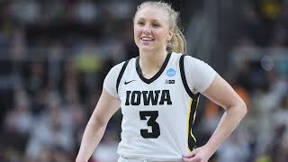 Marist grad Sydney Affolter helps lift Iowa to Final Four [upl. by Ariela]