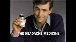 Excellent Excedrin Headache Medicine Commercial 1988 [upl. by Beore]