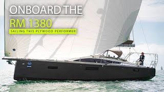 Wood you believe it Sailing the RM1380  RMs largest plywood epoxy cruiser to date [upl. by Ainahpets]