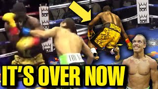 Adrien Broner KNOCKED DOWN Loses to Blair Cobbs [upl. by Aronas]