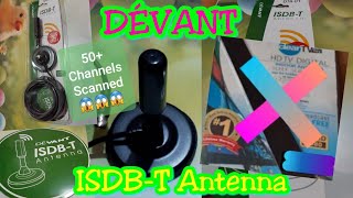 BEST HD DIGITAL INDOOR ANTENNA It is DÉVANT ISDBT ANTENNA  Installation Testing amp Review [upl. by Gustafsson387]