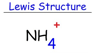 NH4 Lewis Structure  Ammonium Ion [upl. by Notselrahc873]