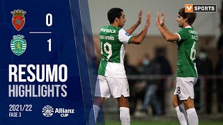 Highlights  Resumo FC Penafiel 01 Sporting Taça da Liga 2122  Fase 3  Jornada 3 [upl. by Ahsiled655]