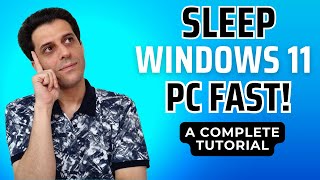 How To Sleep Windows 11 Computer 6 Methods [upl. by Vern]