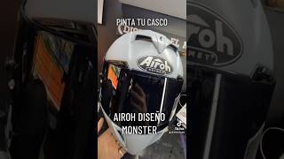 Casco AIROH grispardo 89estudio pituradecascos pintatucasco aerografiasenbogota monster [upl. by Ursi]