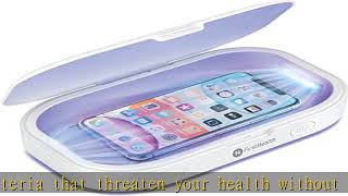 First Health UV Light Sanitizer Phone Sanitizer UV Box  UV Sterilizer Box for Smartphone  Kills [upl. by Shipley]