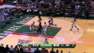 Wade AlleyOop to Lebron vs Bucks 212012 [upl. by Lyndsay]