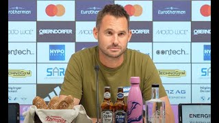 Die Pressekonferenz mit GAKTrainer Gernot Messner nach der Niederlage beim LASK [upl. by Llerraf651]