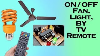 Control Your Home Appliances Fan Light Etc With TV Remote [upl. by Rozella]