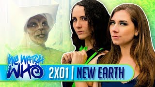 Doctor Who  Reaction  2x01  New Earth  We Watch Who [upl. by Animehliw]