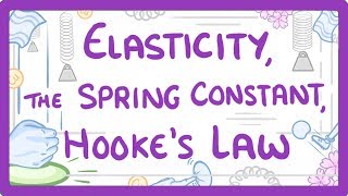 GCSE Physics  Elasticity spring constant and Hookes Law 44 [upl. by Dolph]