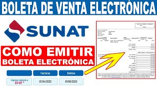 Como emitir boleta electroníca sin DNI O RUC 💻📄RUC 20 [upl. by Kammerer]