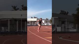 Aurora Ollinger tracknation foreverfaster 100m 200m sprinting longjump longdistancerunner at [upl. by Bunny]