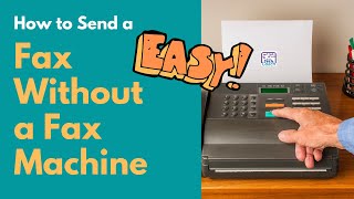 Easy  How to Send a Fax Without a Fax Machine [upl. by Wurster24]