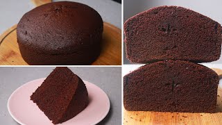 Super Soft Chocolate Sponge Cake Recipe  Easy Chocolate Sponge Cake Recipe [upl. by Cecily]