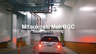 Mitsukoshi Mall BGC Parking Basement  Mitsukoshi BGC Japanese Mall [upl. by Ambrosane496]