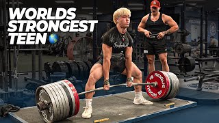 900LB408KG Deadlift Battle With 17 Year Old ft Worlds Strongest Teenager NikYou [upl. by Averill]