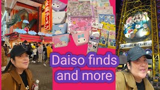 Come with me to Daiso Japan Sanrio Finds  Peek at Kinryu Restaurant Ferris Wheel at Don Quijote [upl. by Sivlek]