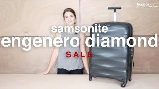 Samsonite Engenero Diamond Luggage Sale  luggageconz [upl. by Tibold]