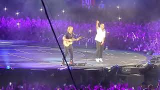 Ed Sheeran with Macklemore Cant Hold Us 08262023 Seattle Washington [upl. by Vinnie343]