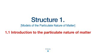 IB Chemistry  Structure 1  Topic 111 The Composition of Matter [upl. by Pyotr]