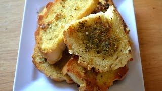 Cómo hacer pan de ajo SIN HORNO  Magic Kitchen [upl. by Notnyw]