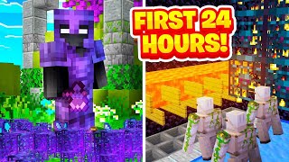 The 1 Minecraft Factions RICHEST First 24 Hours INSANE [upl. by Nelyahs530]