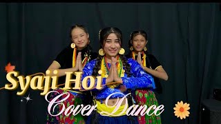 Syaaji hoi  cover Dance video  Tamang selo  Happy Soman Loshar [upl. by Abram586]