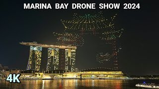 Marina Bay Drone Show  Drone Dragon Show 2024  Singapore Marina Bay  FEB 16 2024 [upl. by Ennayoj736]