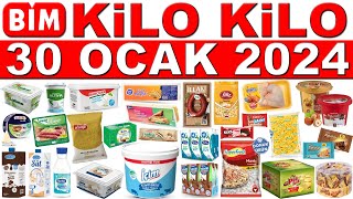 BİM 30 OCAK 2024 KATALOĞU  KİLOLUK GIDA ÜRÜNLERİ  BİM ÇİKOLATA GOFRET  BİM KAMPANYA amp İNDİRİMLERİ [upl. by Namyw]