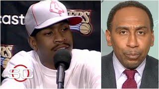 Stephen A explains why Allen Iverson was so upset during ‘practice’ rant  SportsCenter [upl. by Hgielra]